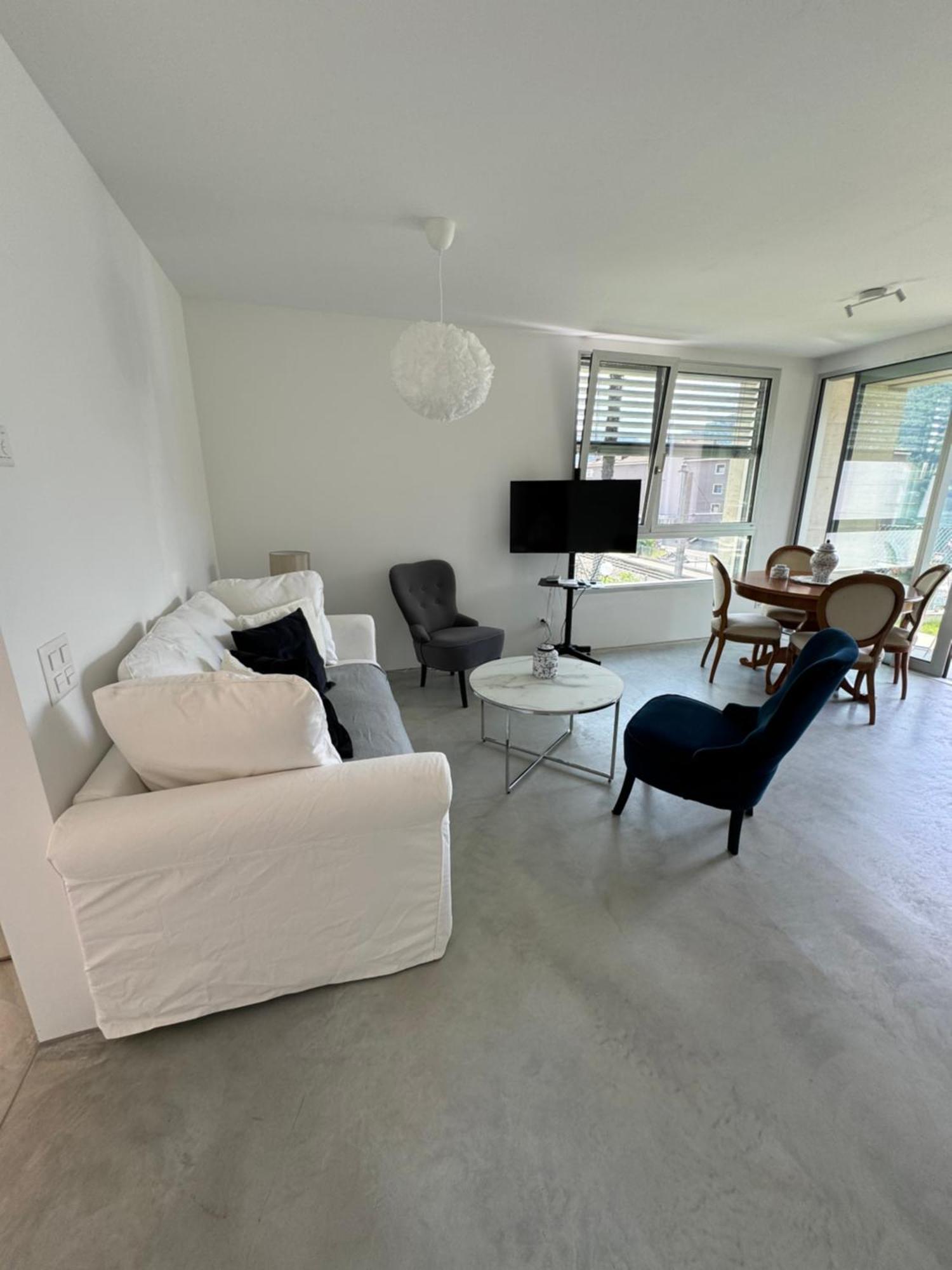 Neue Gartenwohnung Mit Sicht Auf Den Luganersee Ponte Tresa Exteriör bild